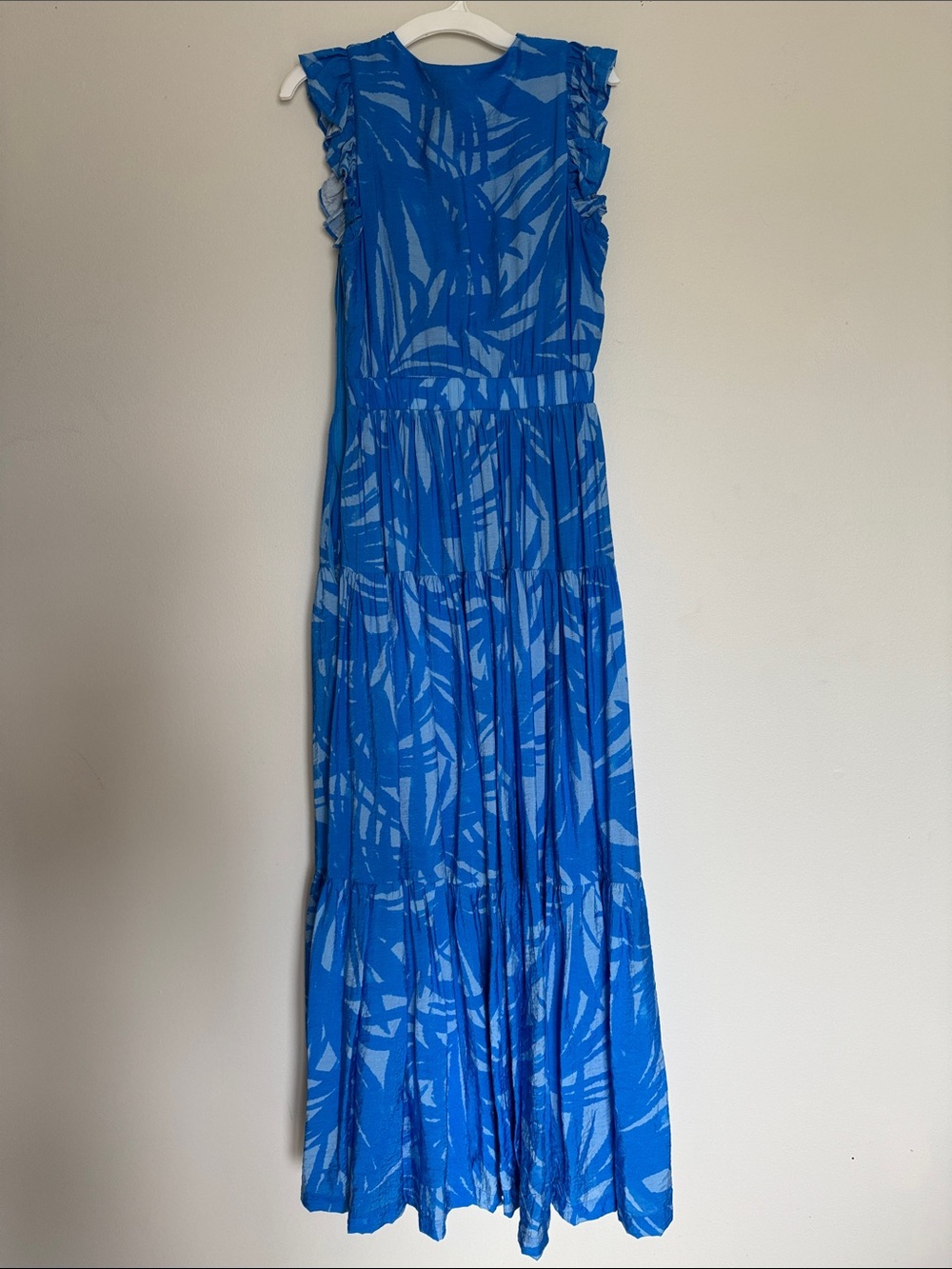 Taylor Flutter Sleeve Tiered Maxi Dress 2 - Picture 6 of 7